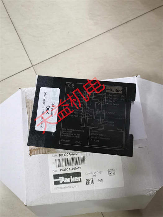 天益机电PARKER工业产品"PA58190-0025" "WE10LR71" "PID00A-400-19"  "ZEMTB-020NN-PN3" 